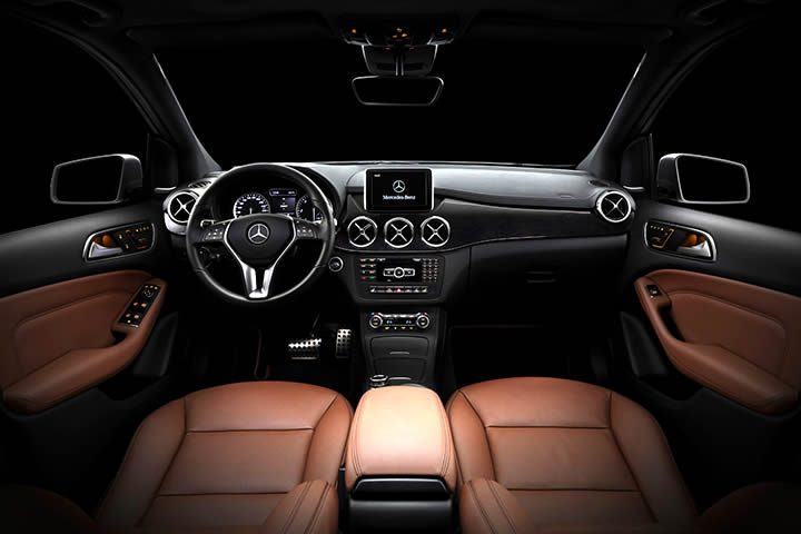 Mercedes b class india interiors #7