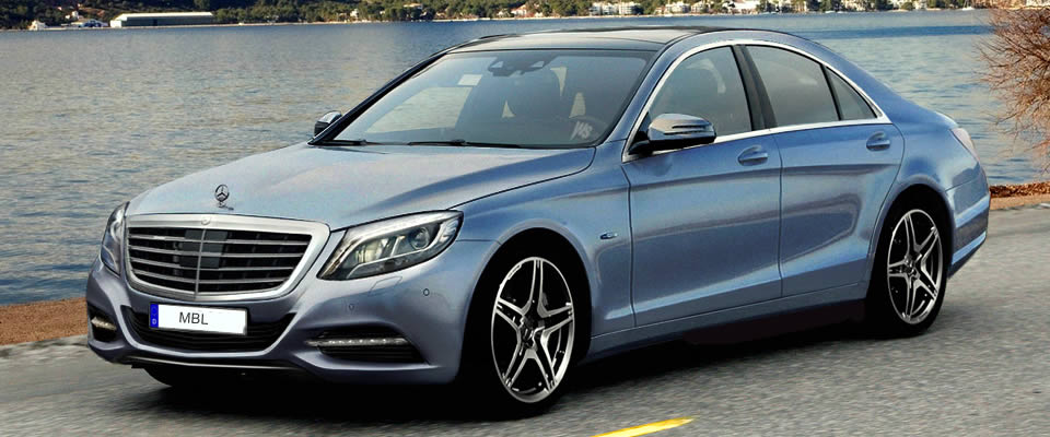 Mercedes s class blue #1